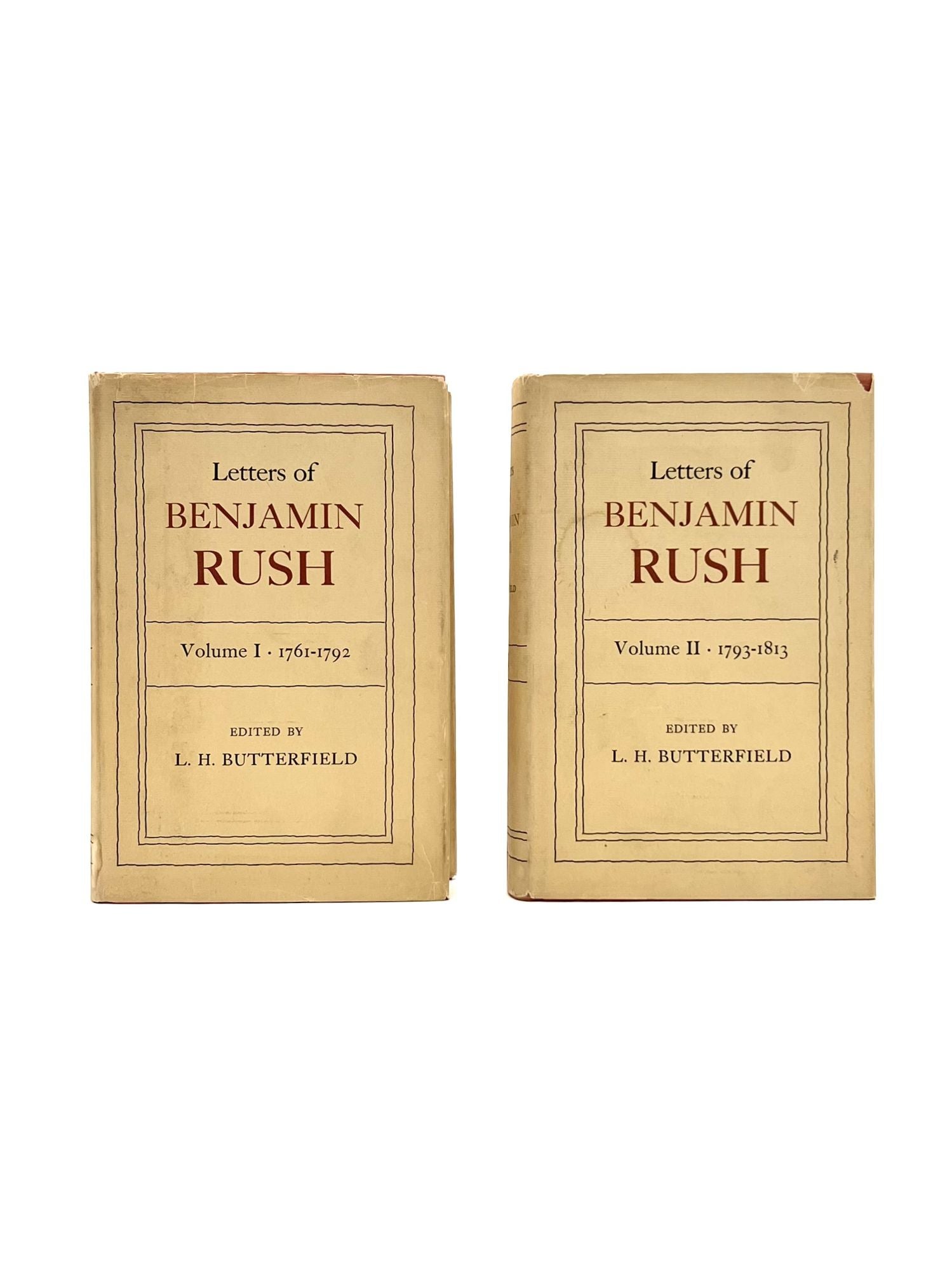 Letters of Benjamin Rush [Complete in 2 Volumes] by Rush, Benjamin; Butterfield, L. H. [Editor ...