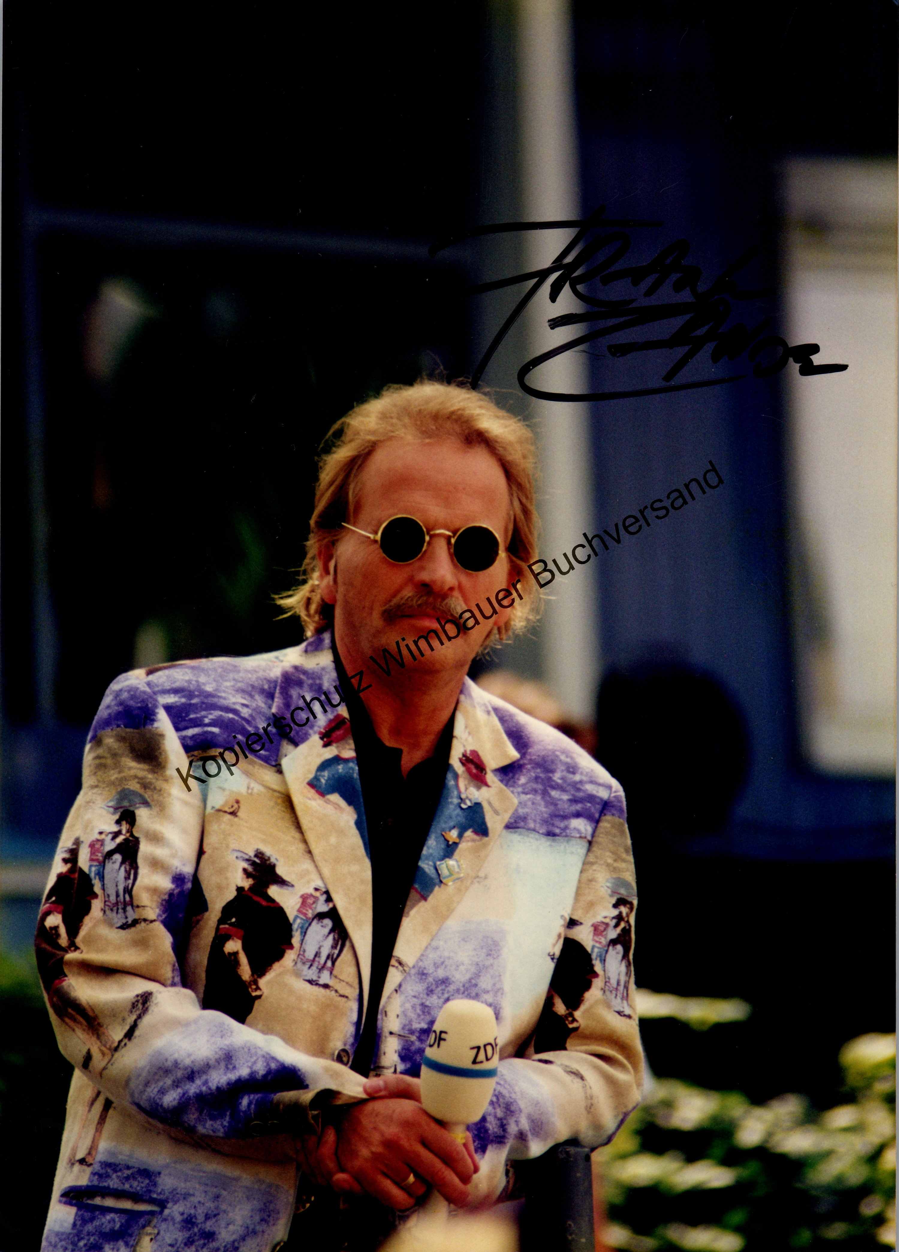 Original Autogramm Frank Zander /// Autogramm Autograph signiert signed ...