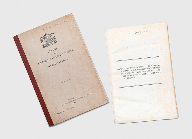 Report on the Administration of Burma for the Year 1934-35; [together with] -- Brief Notes Supplementing the General Summary of the Administration Re