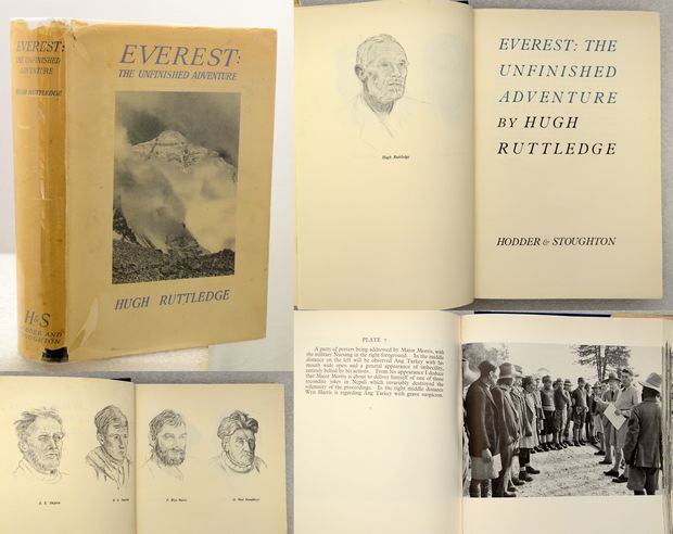 EVEREST: THE UNFINISHED ADVENTURE. by Ruttledge, Hugh.: (1937 ...