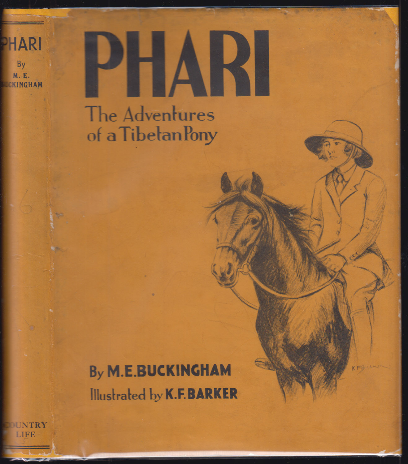 Phari The Adventures of a Tibetan Pony. Buckingham, M. E. [Bon] [Couverture rigide]