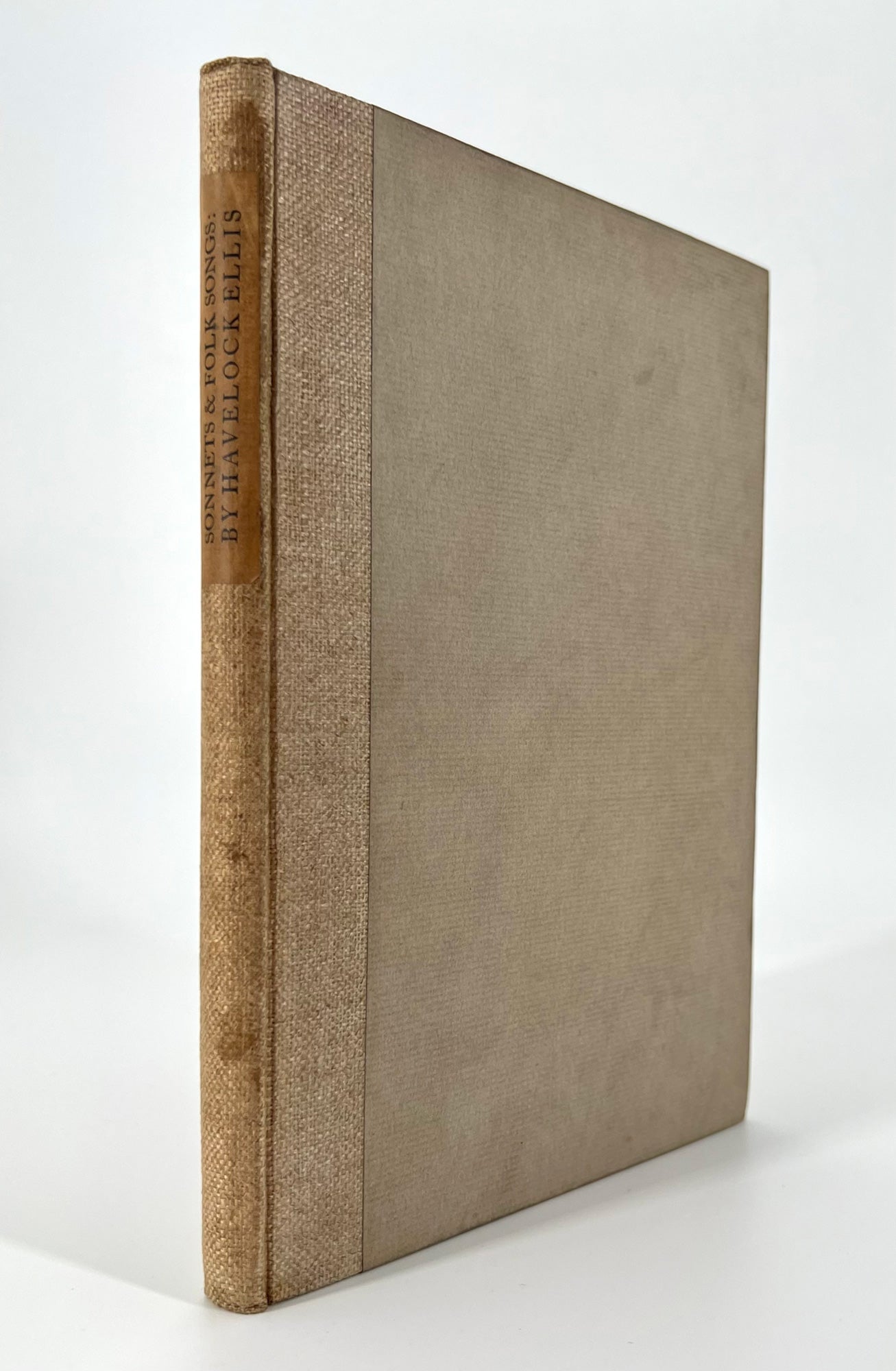 Sonnets and Folk Songs from the Spanish GOLDEN COCKEREL PRESS / Ellis, Havelock [Très bon]
