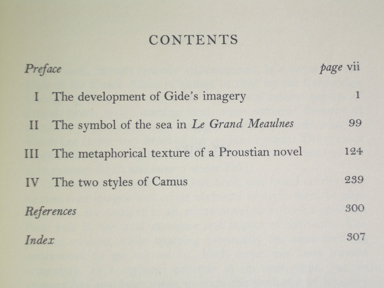 The Image in the Modern French Novel: Gide, Alain-Fournier, Proust ...