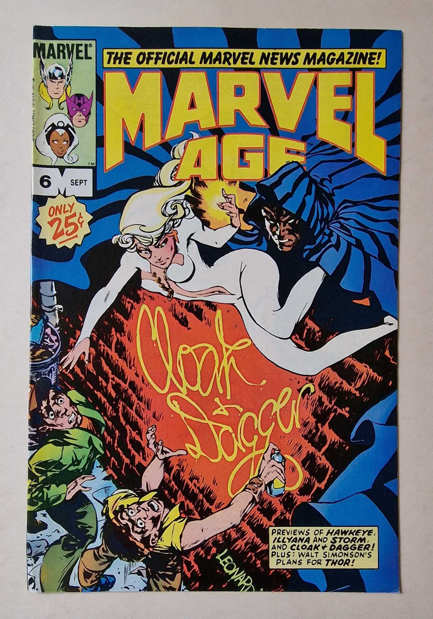 Marvel Age Magazine #6 (1983, Cloak & Dagger) by Marvel: (1983) 1983 ...