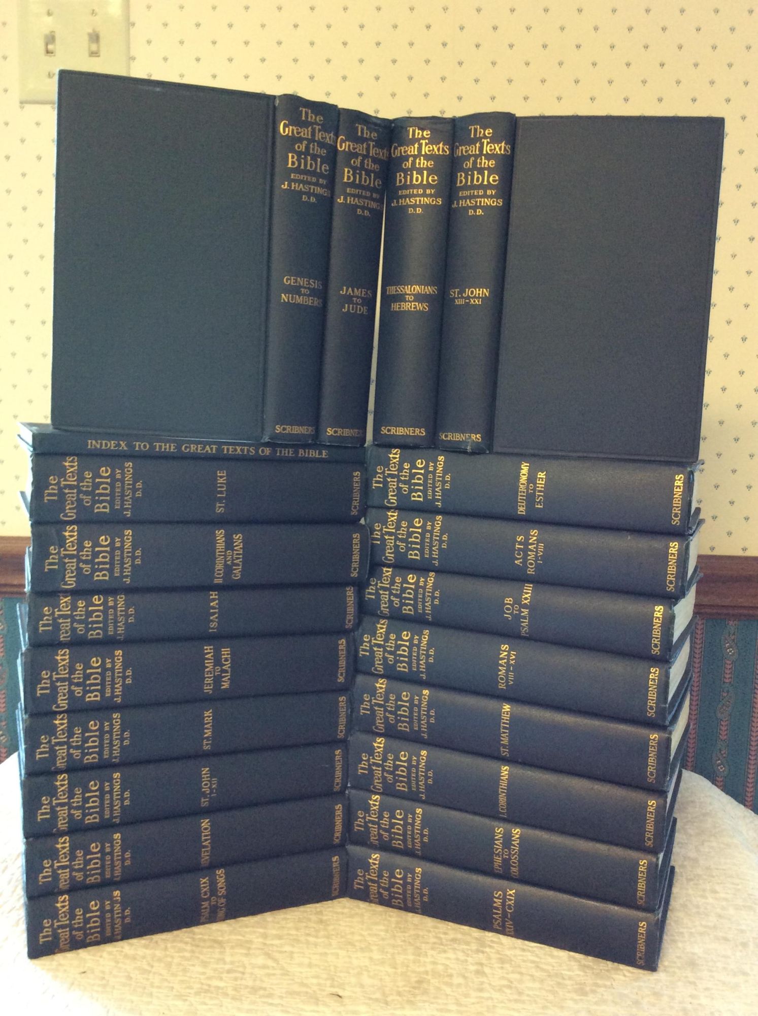 THE GREAT TEXTS OF THE BIBLE [21-volume set] by Rev. James