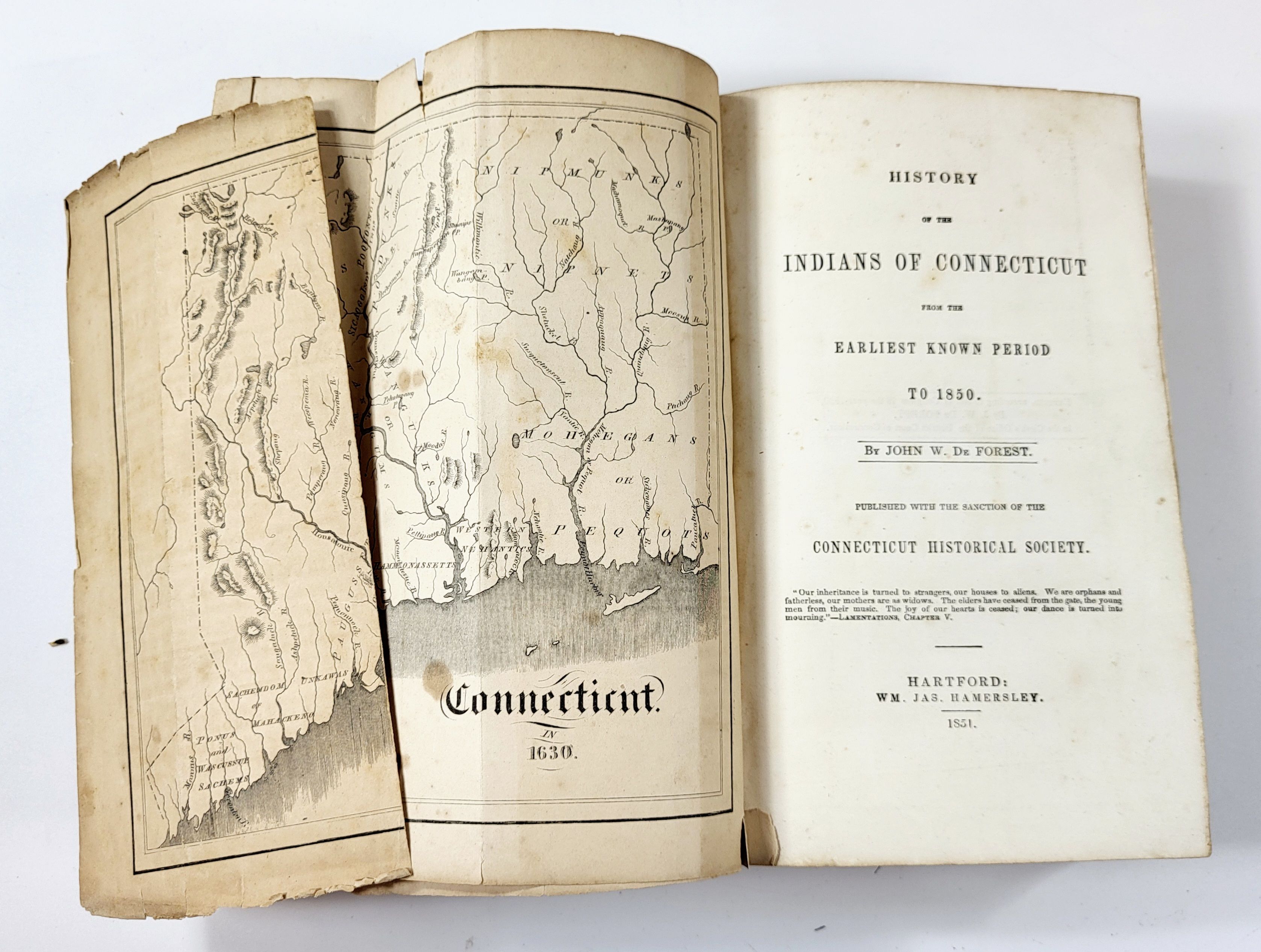 History of the Indians of Connecticut from the Earliest Known