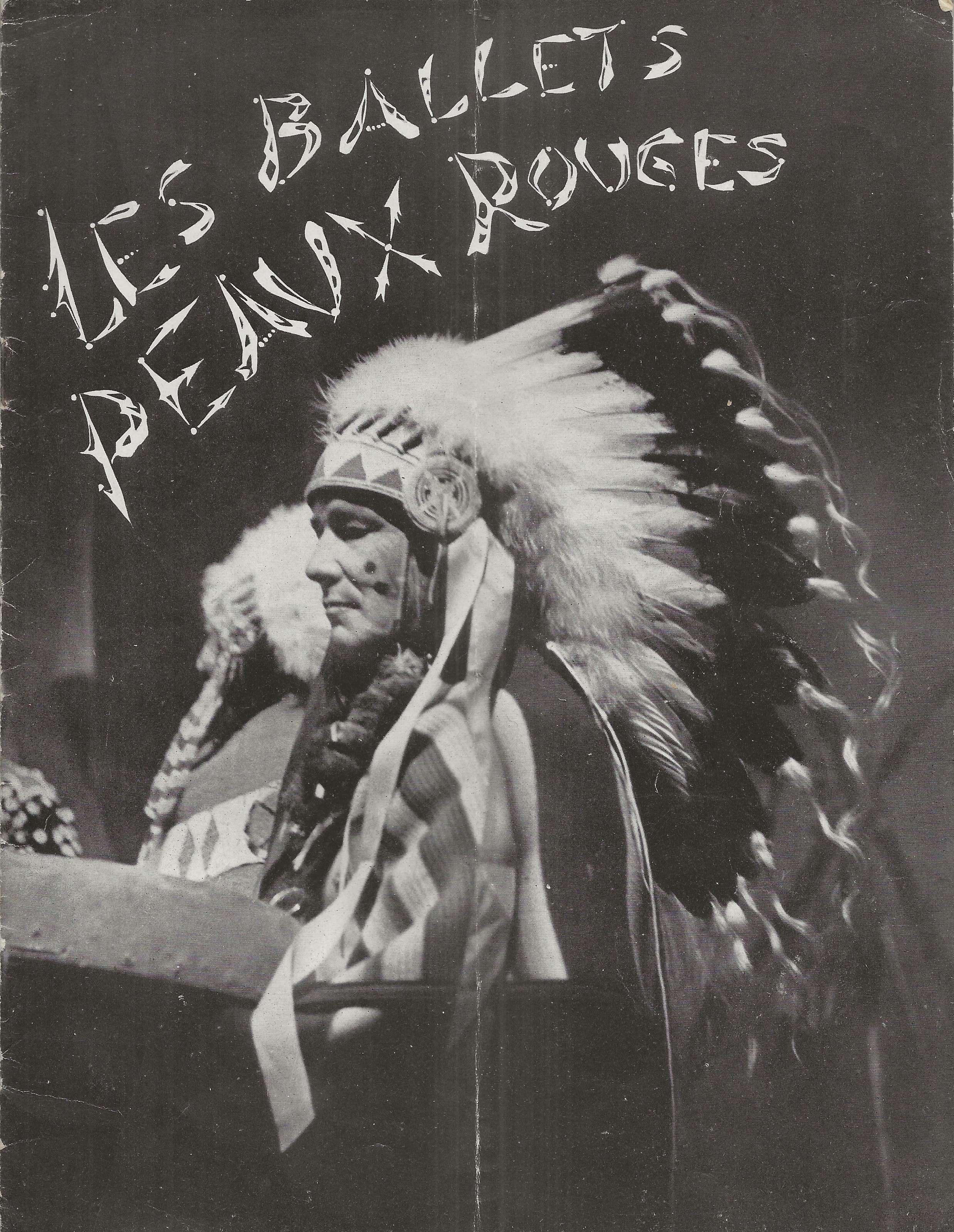 Less Peaux Rouges Les Ballets peaux rouges. American indian dance Pow-Wow. by [INDIENS ...