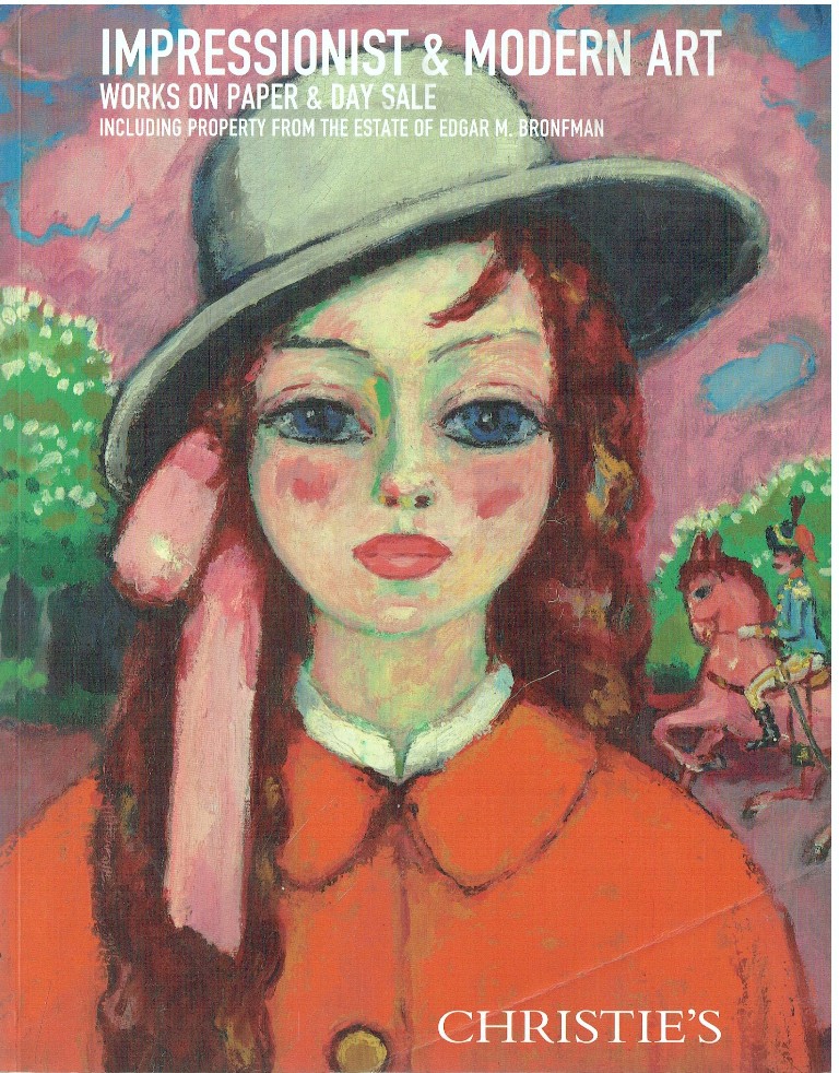 Christies May 2014 Impressionist & Modern Art - Including Edgar M. Bronfman Christie's [Satisfaisant]