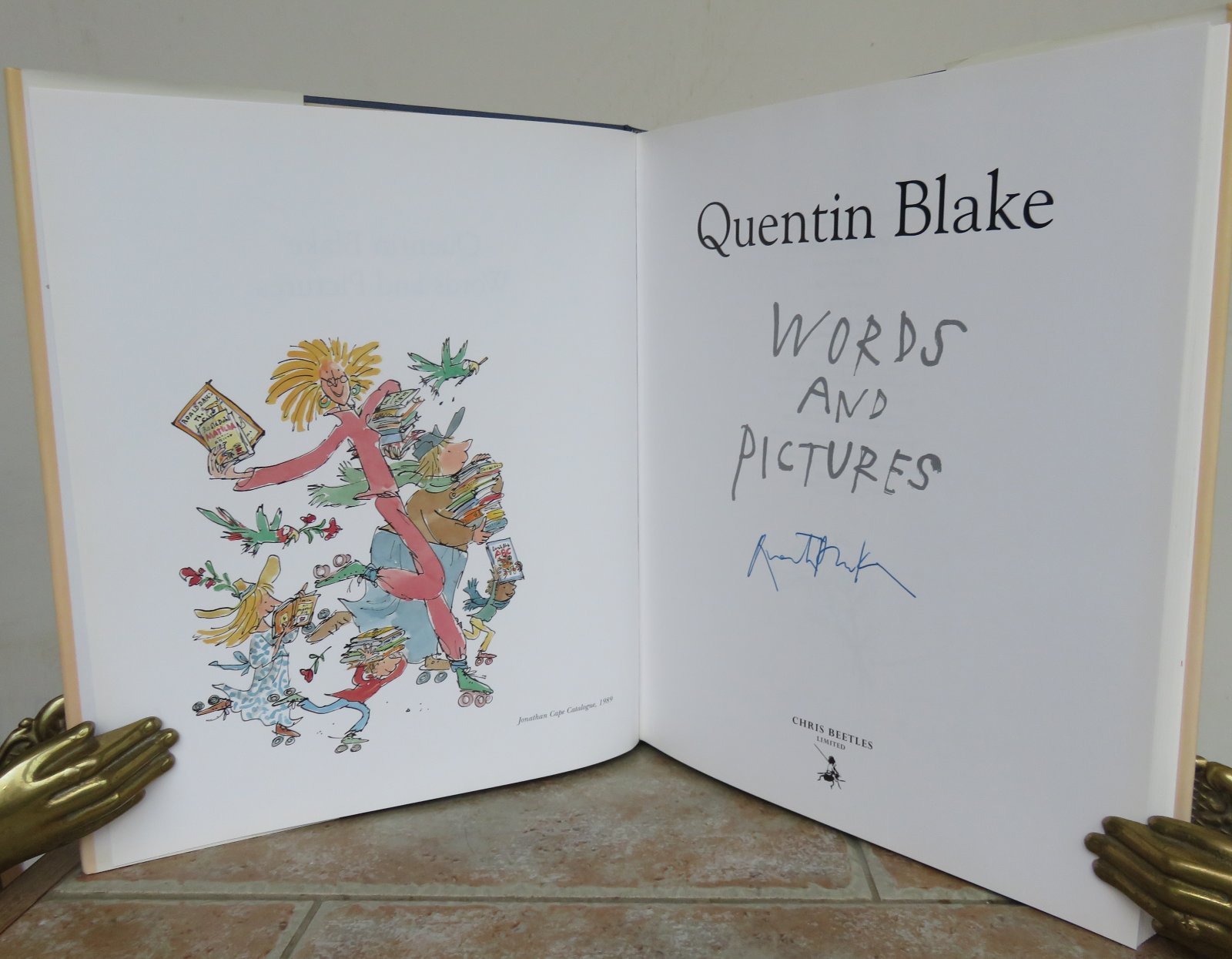 WORDS AND PICTURES. SIGNED COPY. by BLAKE, QUENTIN.: Fine Hardcover ...