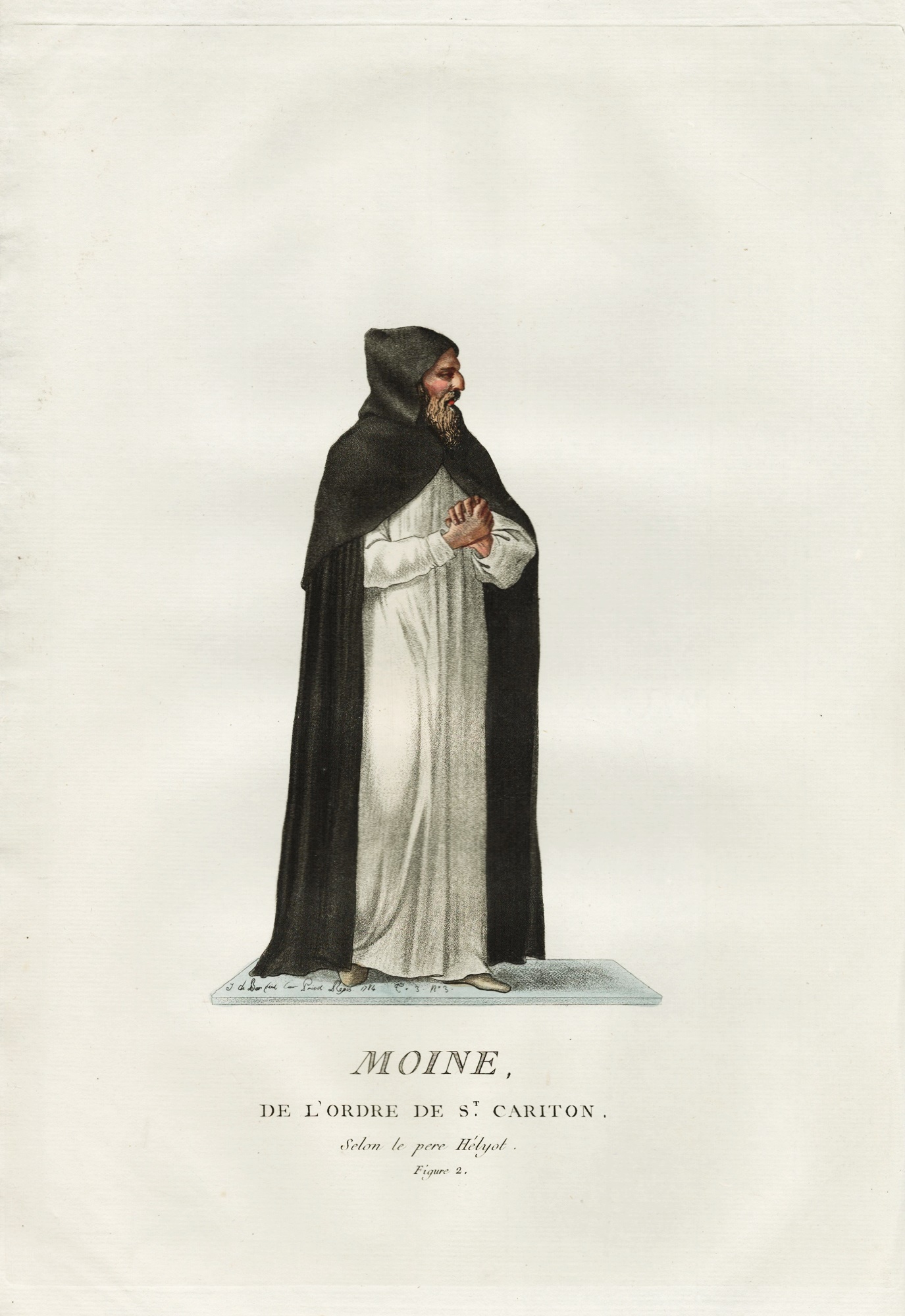 "Moine de l'ordre de St. Cariton" - Order of Chariton / Mönchsorden ...