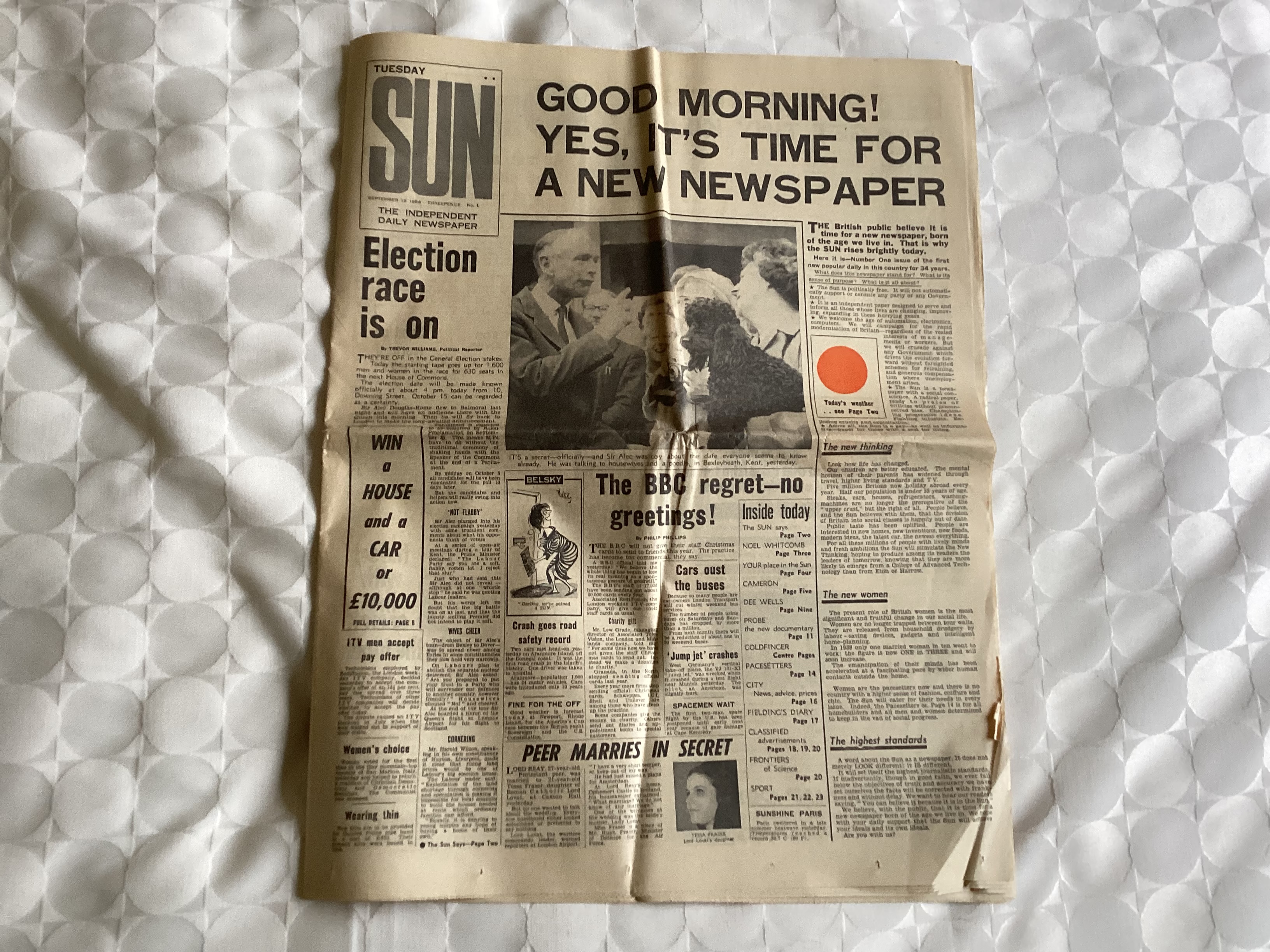 Daily Sun puts zombie dancers on front page but buries No Kings rally -  Villages-News.com, image size:2448x3264