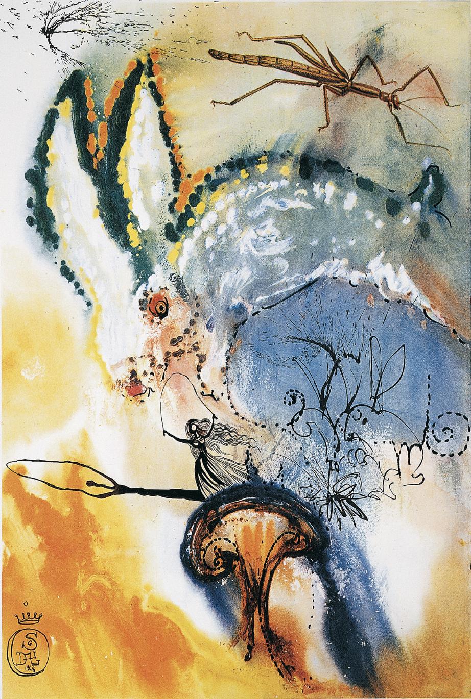 Alice's Adventures in Wonderland. Twelve Illustrations with original woodcuts and an original etching by Salvador Dalí.