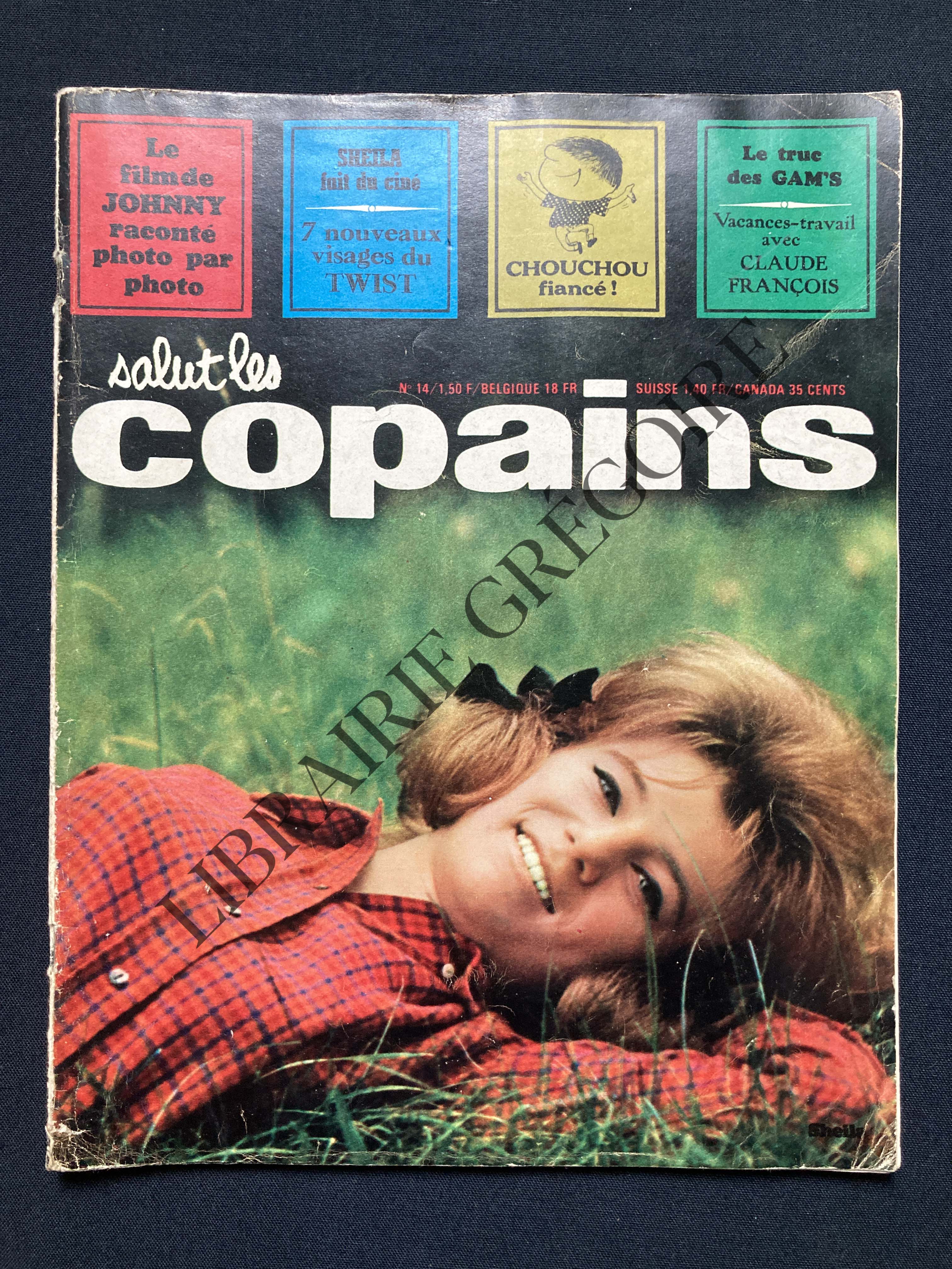 SALUT LES COPAINS-N°14-SEPTEMBRE 1963-SHEILA: (1963) Edition