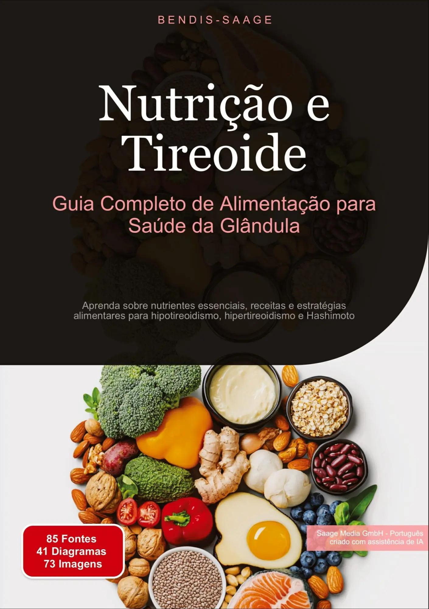 Nutrição e Tireoide: Guia Completo de Alimentação para Saúde da Glândula | Aprenda sobre nutrientes essenciais, receitas e estratégias alimentares para hipotireoidismo, hipertireoidismo e Hashimoto - Bendis A. I. Saage - Português