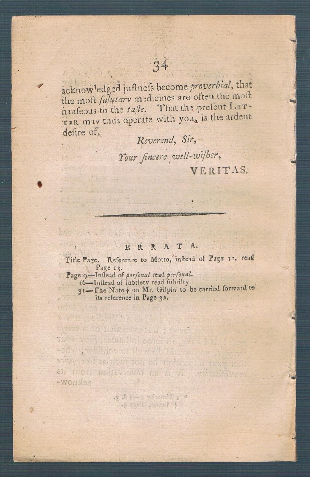 [Regarding Slave Trade]. A Letter to the Rev. Percival Stockdale, Vicar ...