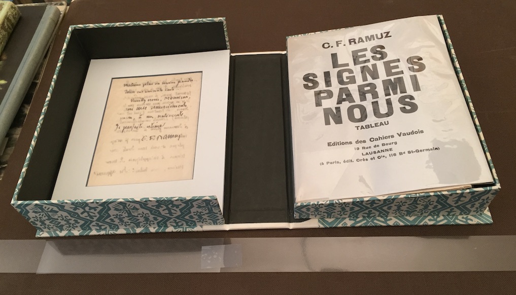 Les signes parmi nous * RAMUZ Charles Ferdinand : [ ]