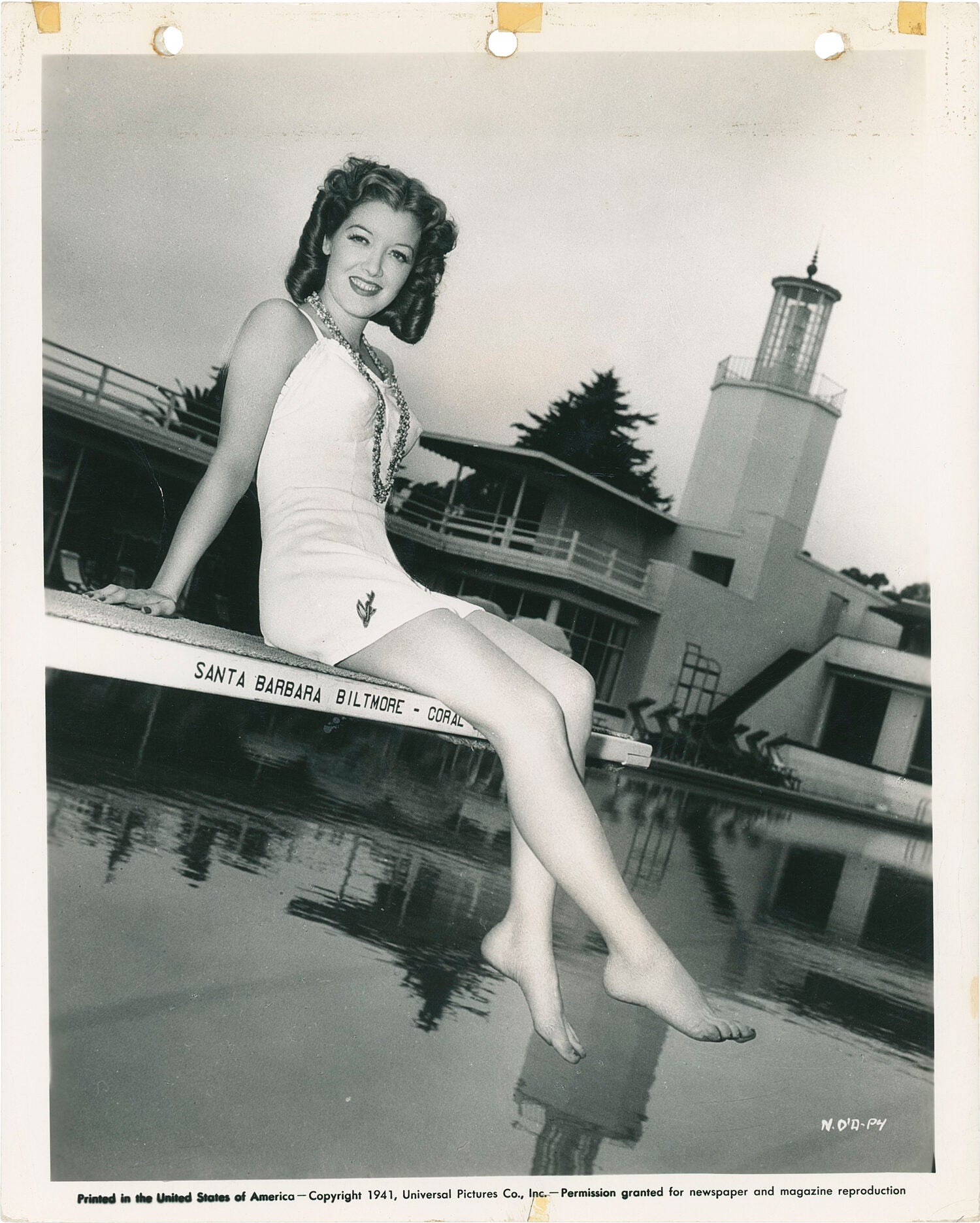 Original publicity photograph of Nell O'Day von Nell O'Day (subject ...