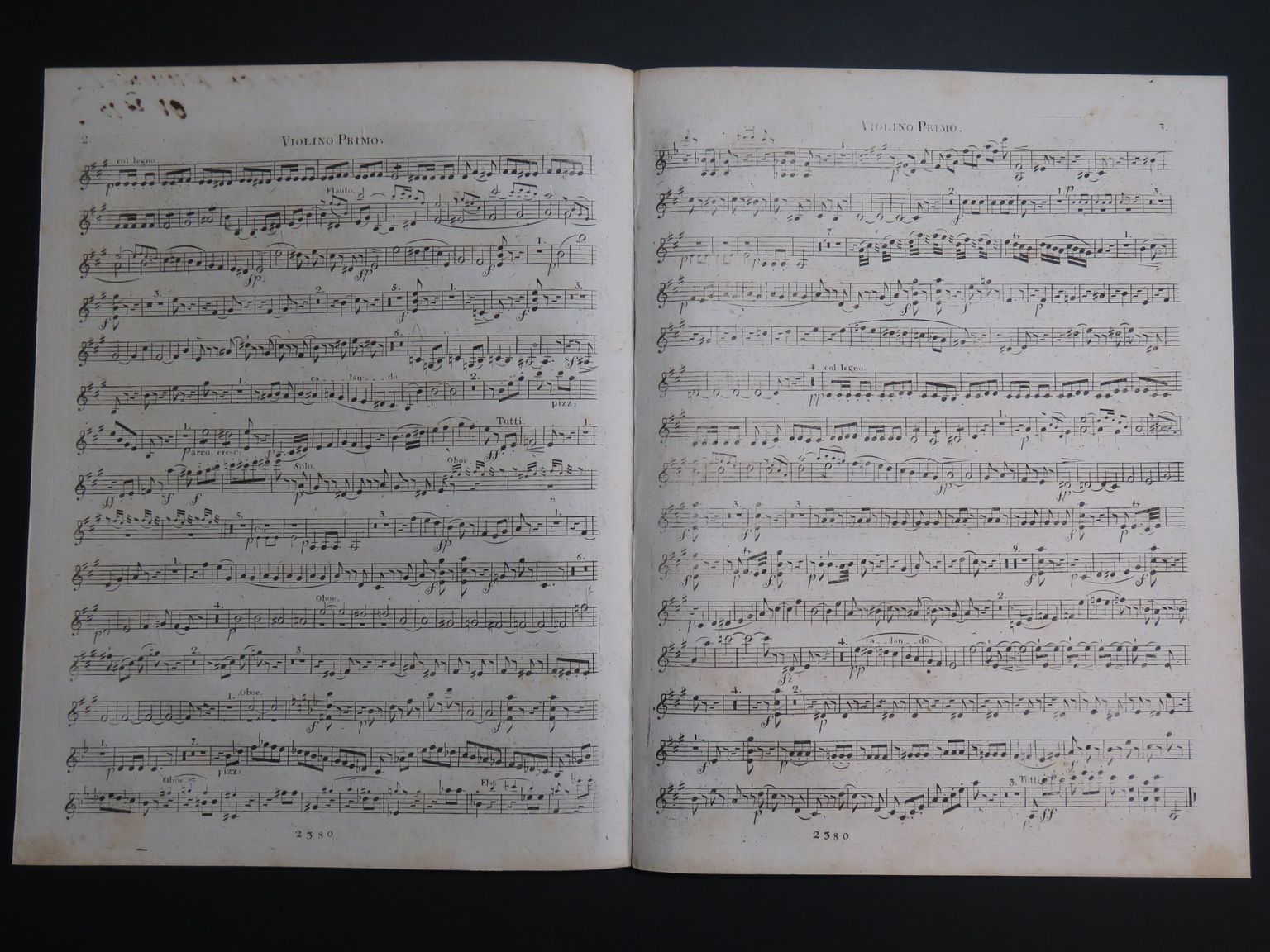 HUMMEL J. N. Rondo Brillant op 56 Violon Primo ca1815 HUMMEL J. N. Rondo Brillant op 56 Violon Primo ca1815 [ ]