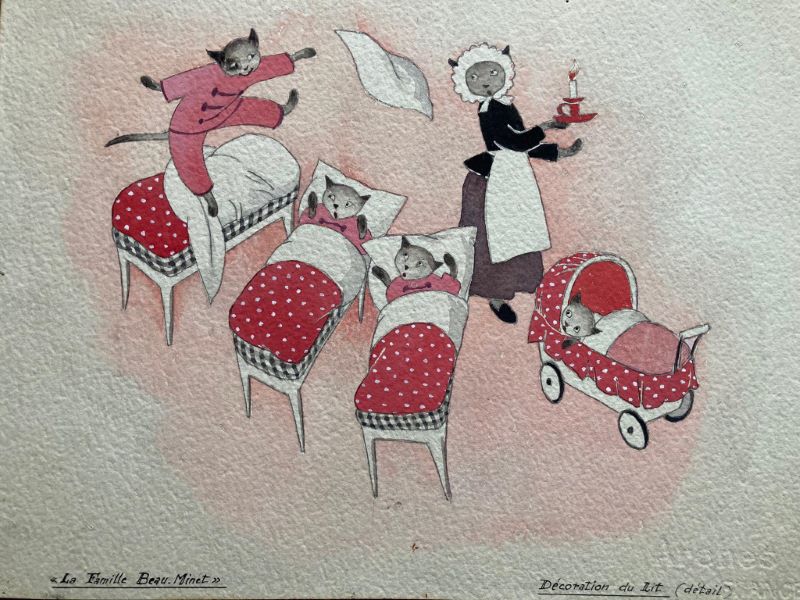 "La famille Beau Minet". [ ]