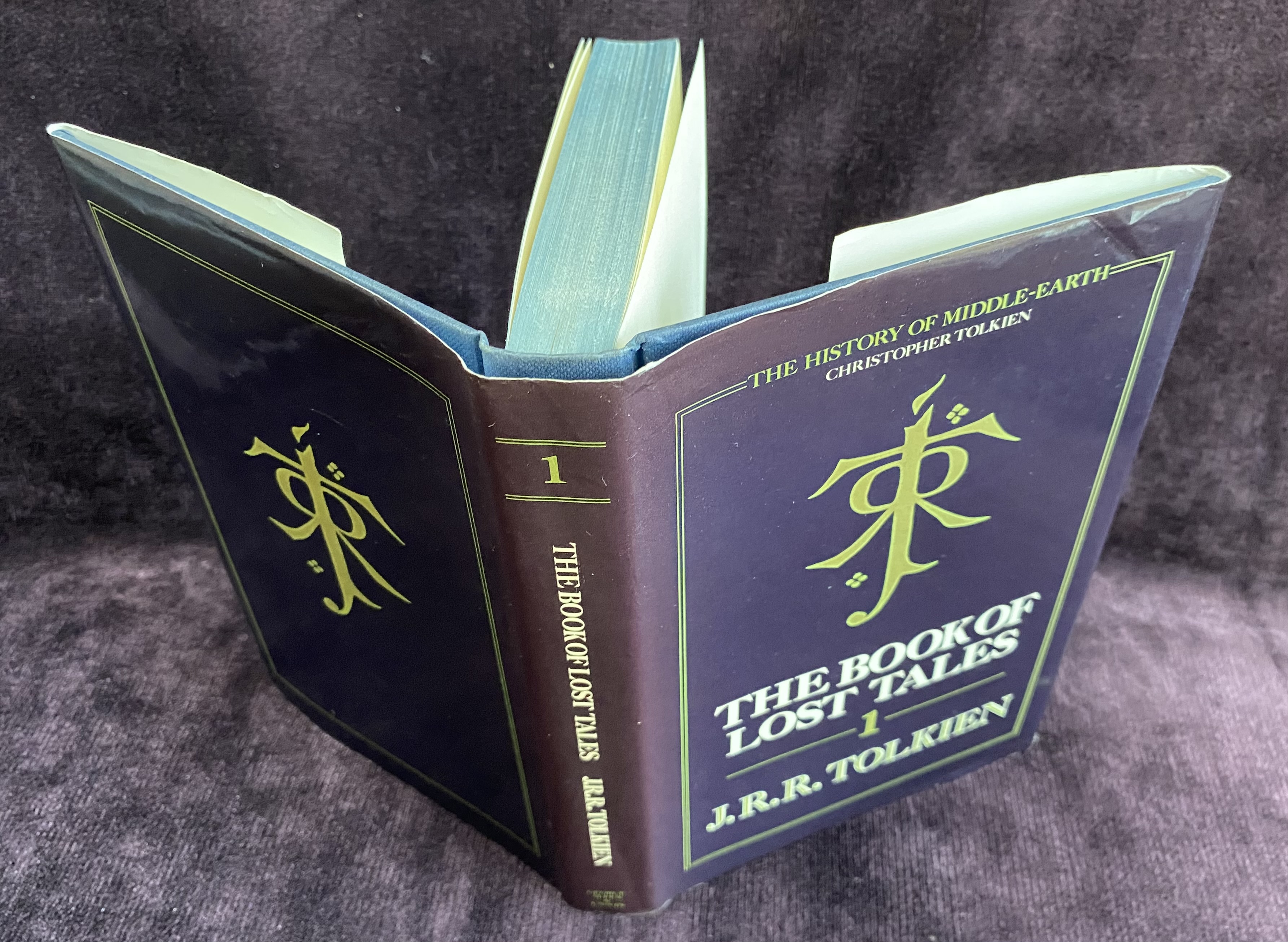 The Book of Lost Tales Vol 1 J R R Tolkien [Near Fine] [Hardcover]
