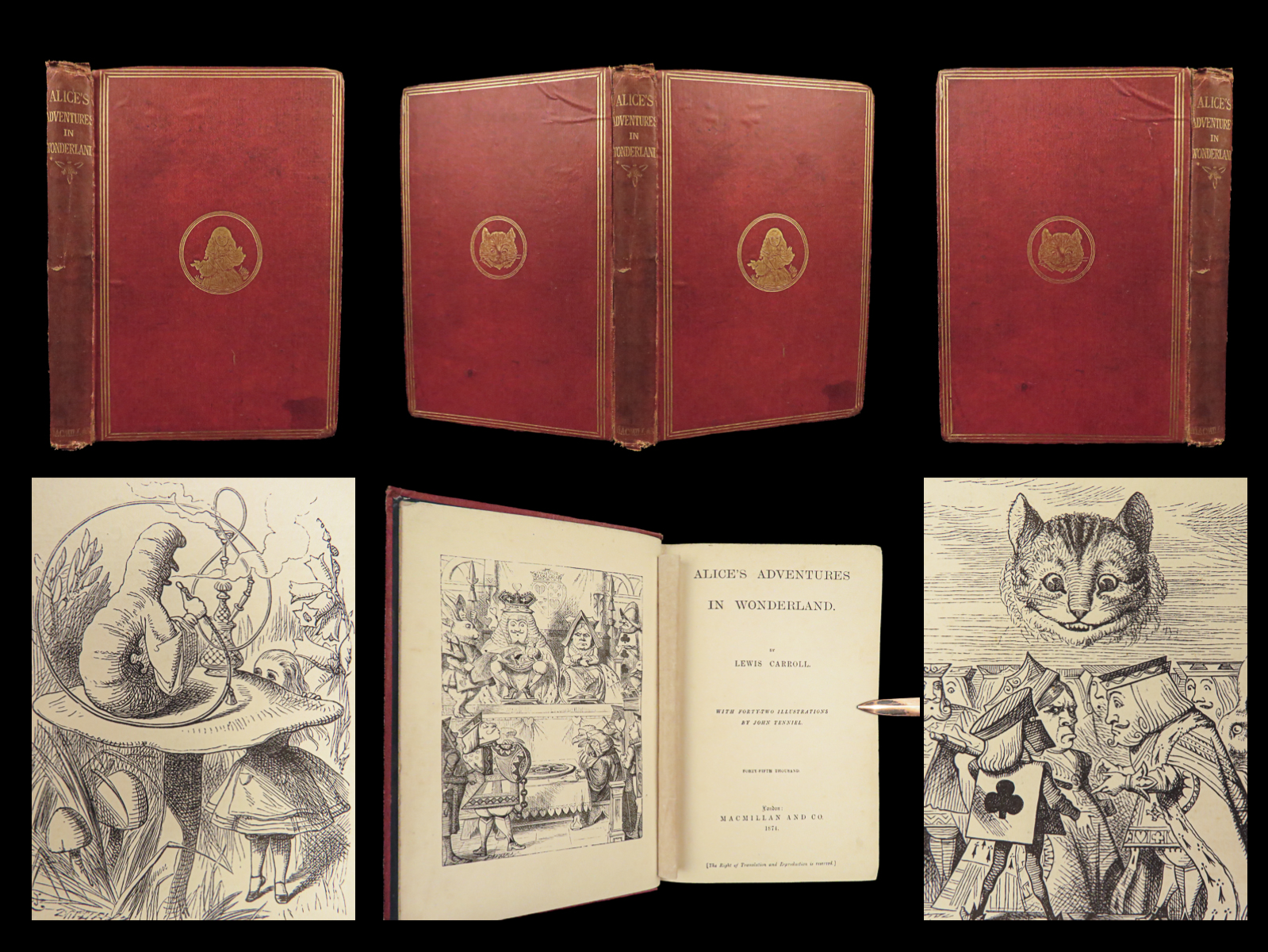 Alice s Adventures in Wonderland by CARROLL, Lewis: Near Fine Hardcover