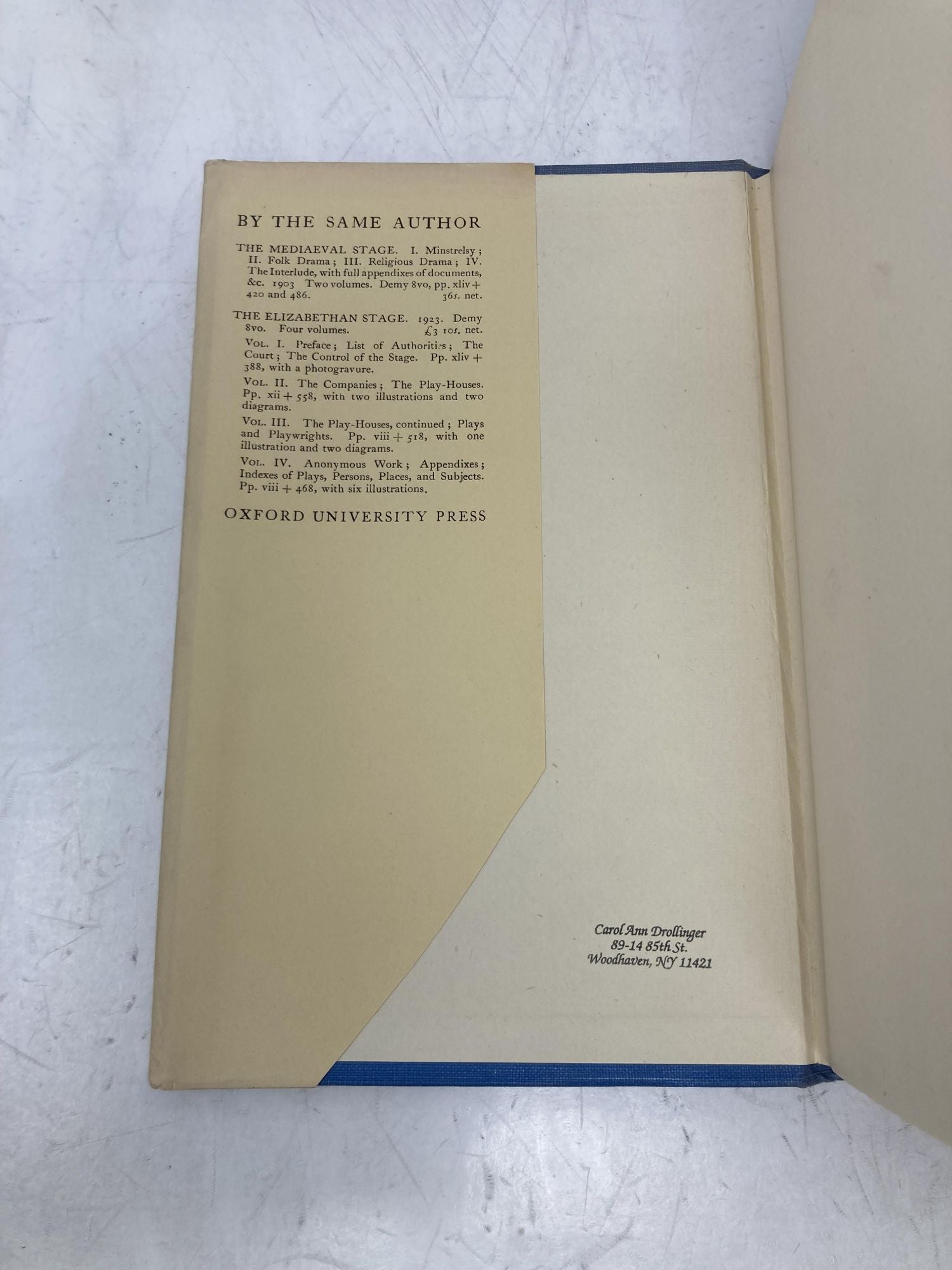 William Shakespeare by Chambers, E.K.: Very Good Hardcover (1930