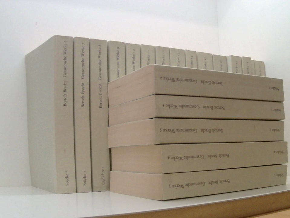 Bertolt Brecht, Gesammelte Werke in 20 Bänden : werkausgabe edition ...