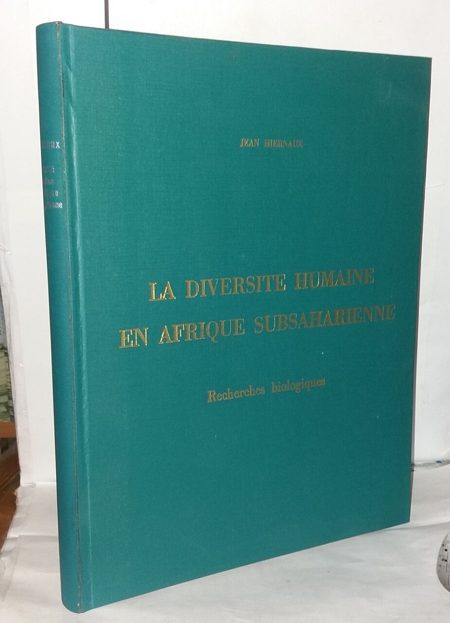 La diversité humaine en Afrique Subsaharienne recherches biologiques by ...