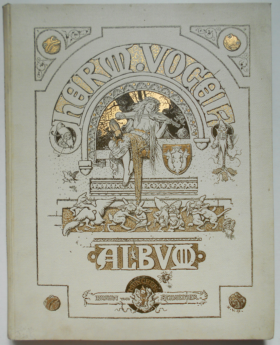 アンティーク 画集 Hermann Vogel Album アンティーク 画集 Hermann