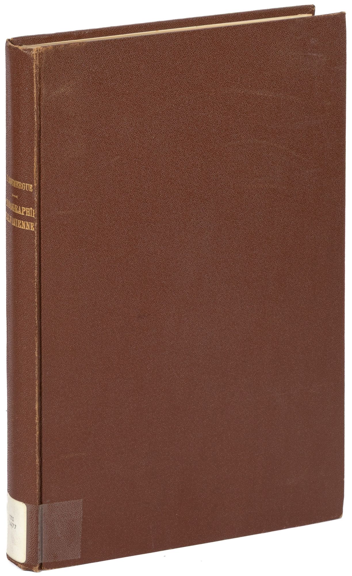 [Signed] [First Edition] Iconographie Calvinienne DOUMERGUE, E. [Used - Very good] [Hardcover]