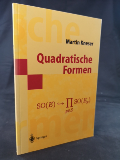 Quadratische Formen (Masterclass). [Neubuch]. - Kneser, Martin