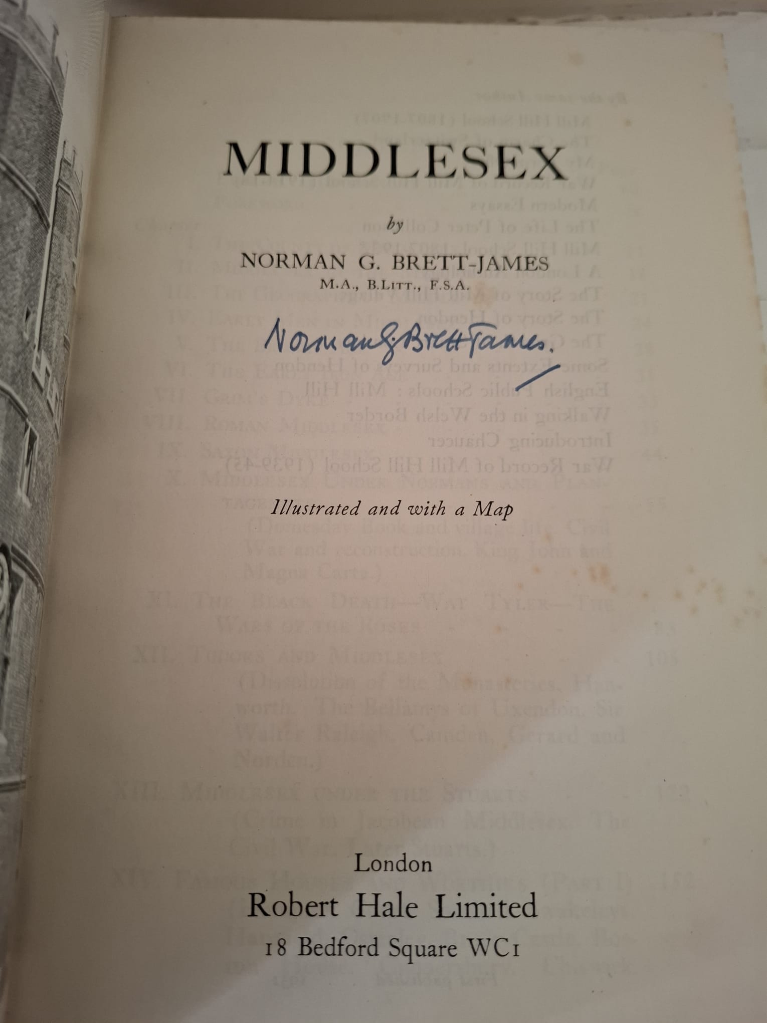 [Signed] Middlesex (The County Books) Norman G. Brett-James [Very Good] [Hardcover]