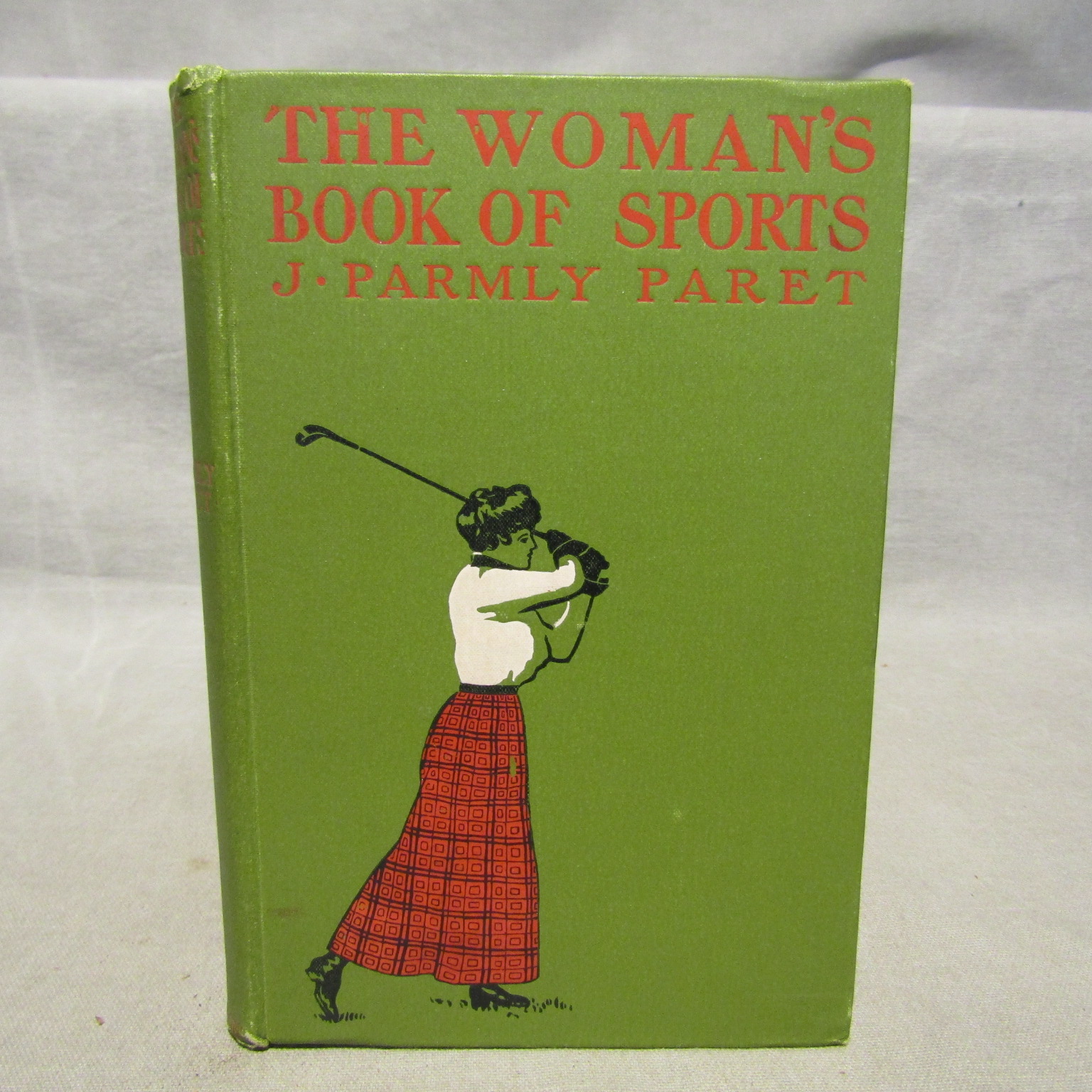 The Woman's Book of Sports. First edition 1901 with 18 photo plates in original pictorial cloth J. Parmly Paret. [Near Fine] [Hardcover]