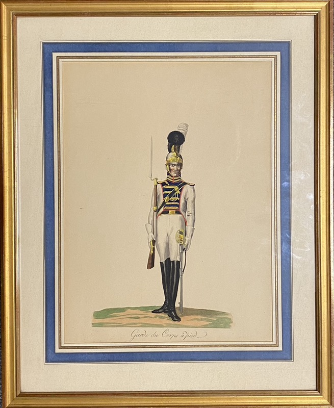 Garde du corps à pied. [UNIFORME] [ ]