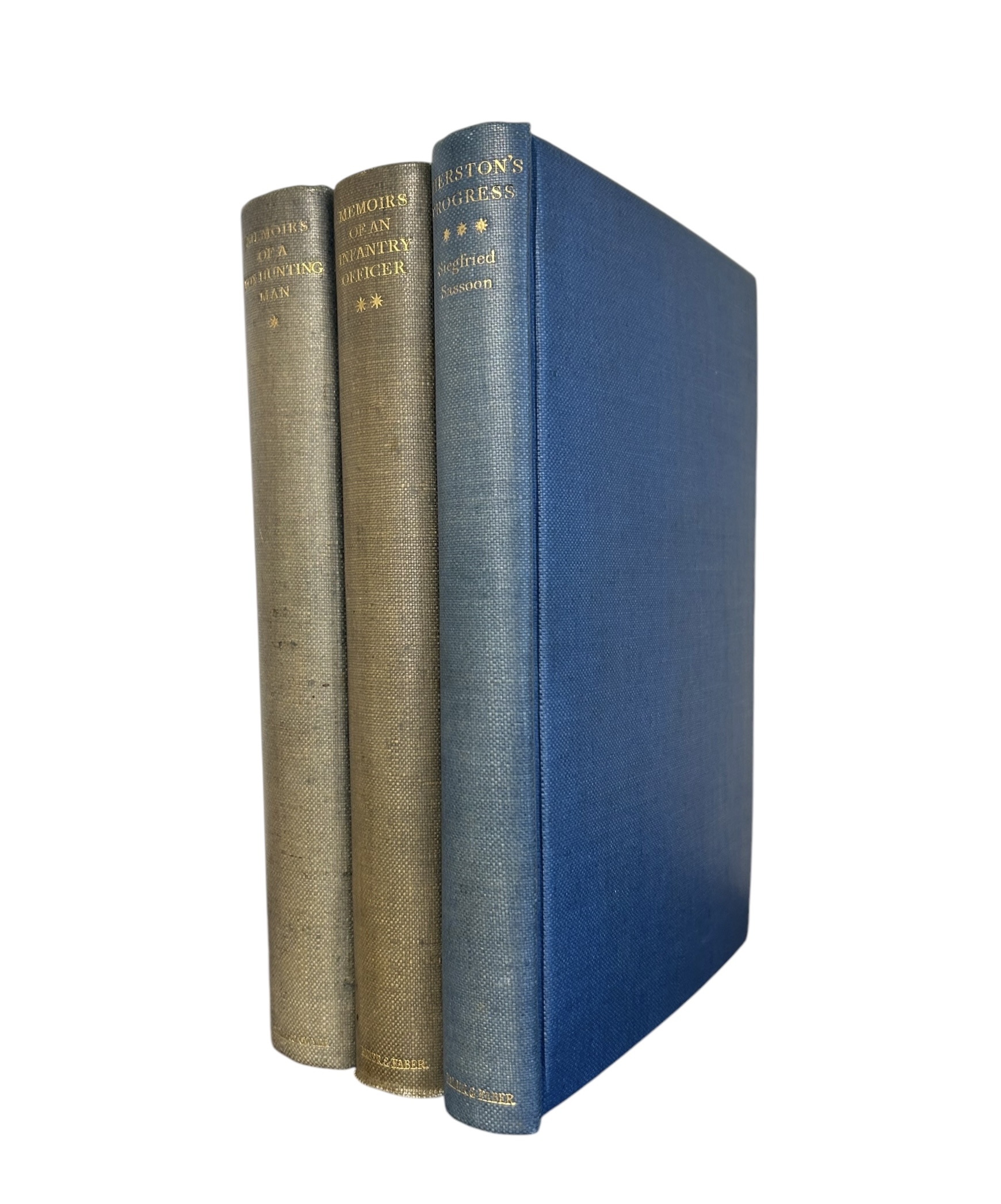 [Signed] The Sherston trilogy: Memoirs of a Fox-Hunting...