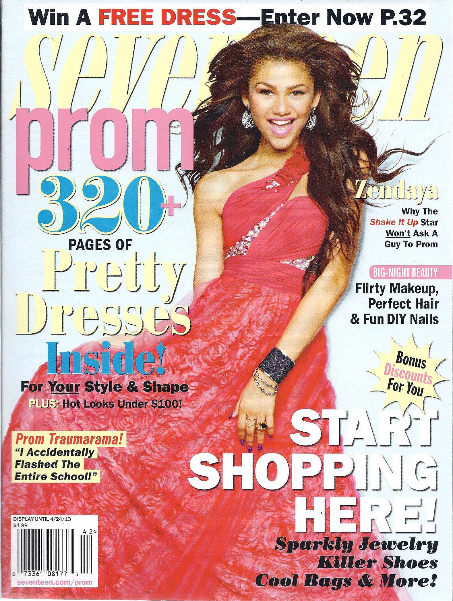 Seventeen Prom Magazine (Winter/Spring 2013 (Zendaya Cover