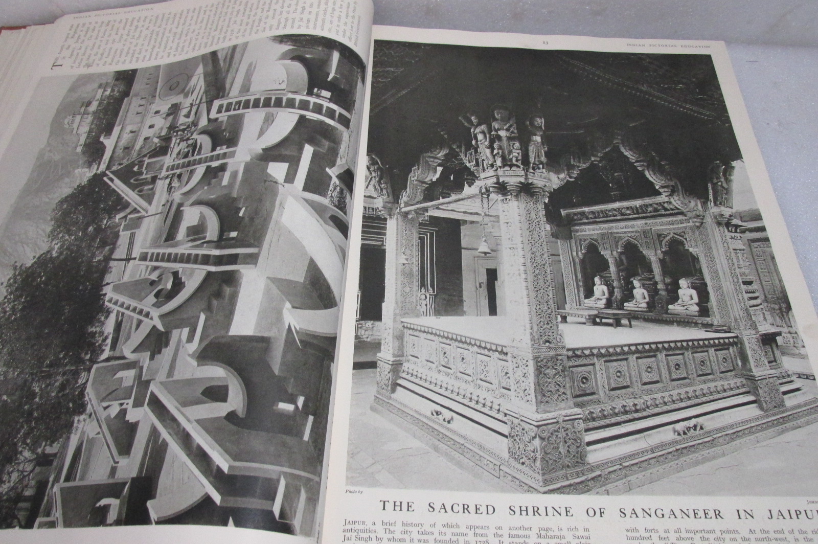 Indian Pictorial Education - vintage photographic bound