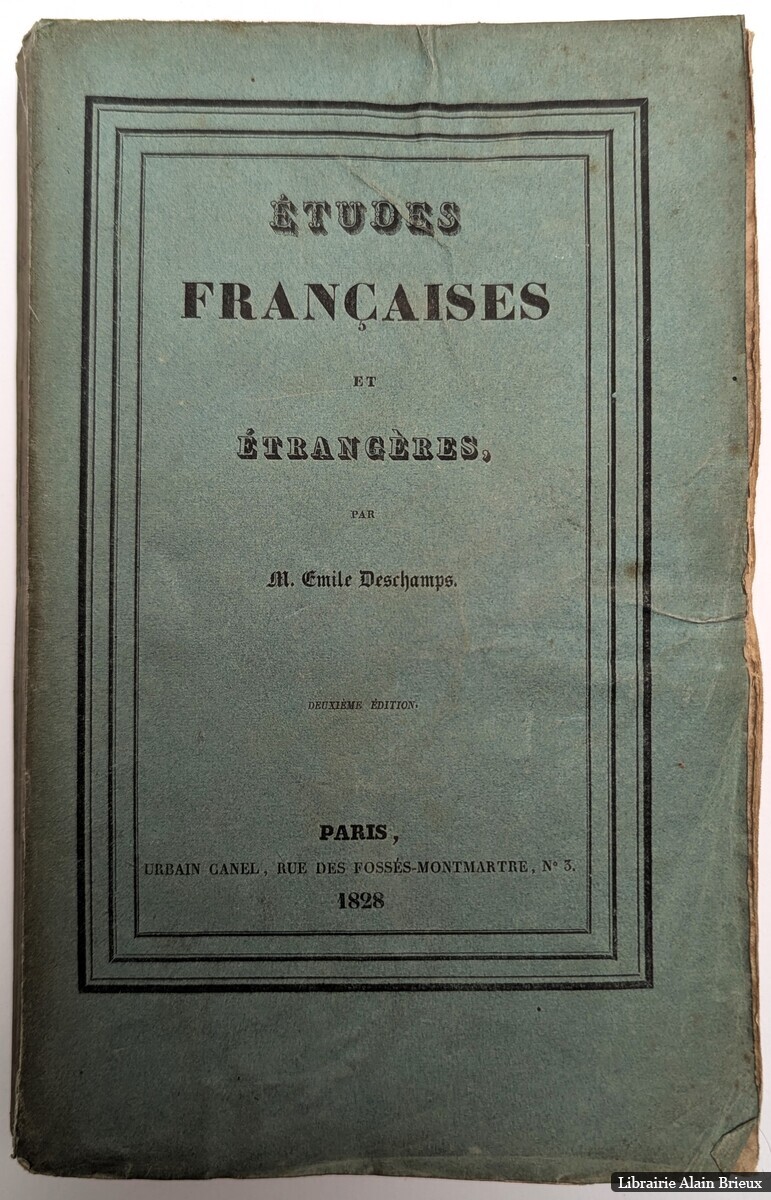 DESCHAMPS Émile 