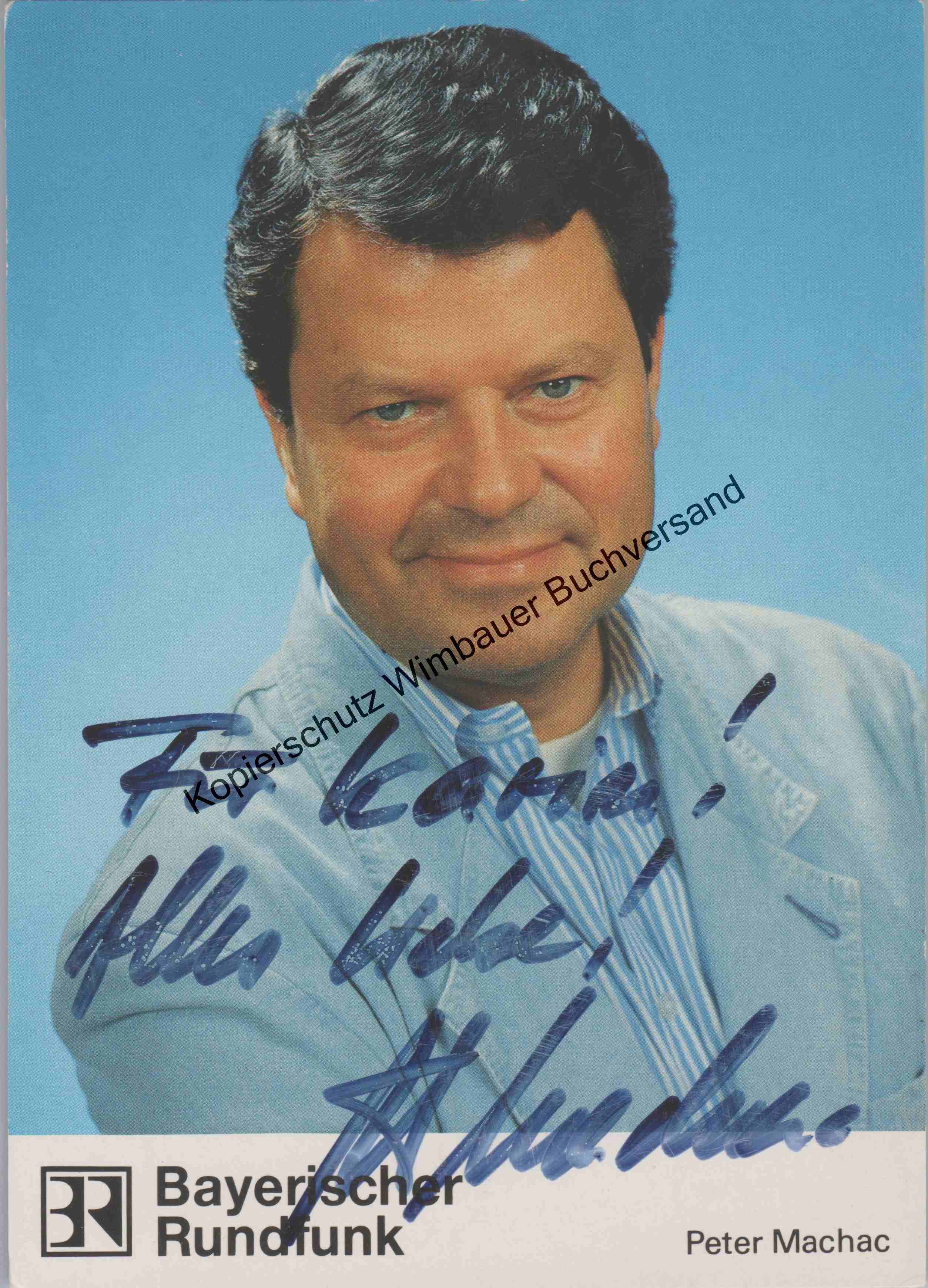 Original Autogramm Peter Machac /// Autograph signiert signed signee ...