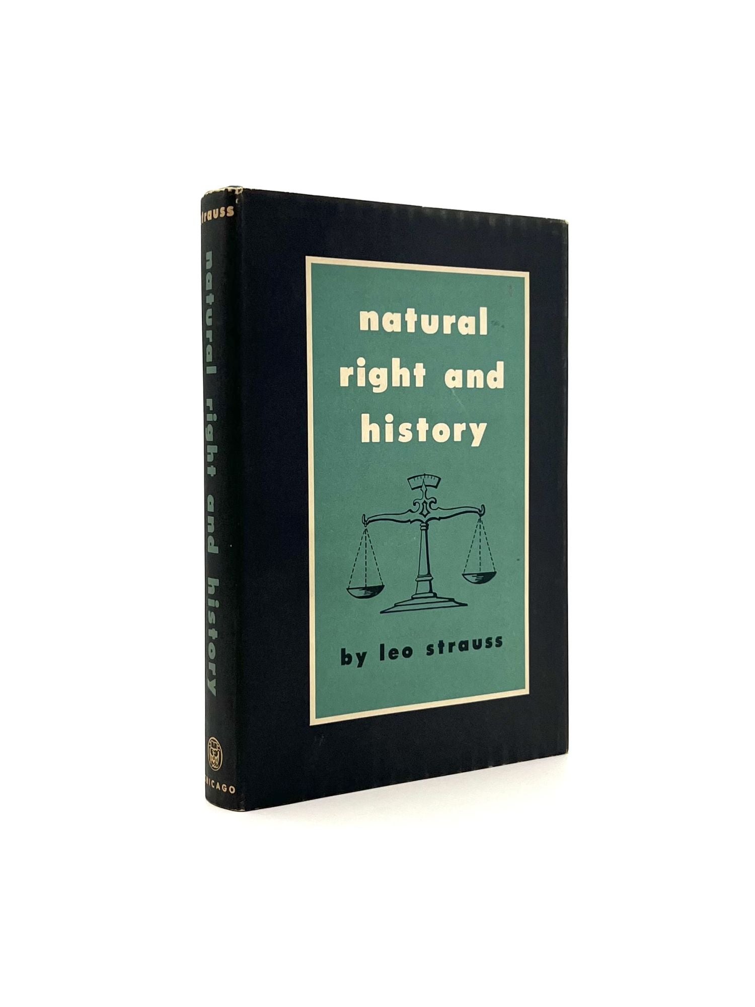 Natural Right and History by Strauss, Leo: Near Fine (1953) First ...