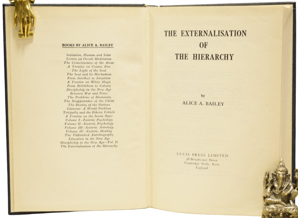 洋書 EXTERNALISATION OF THE HIERARCHY/Bailey The Externalisation of the Hierarchy book by Alice A. Bailey