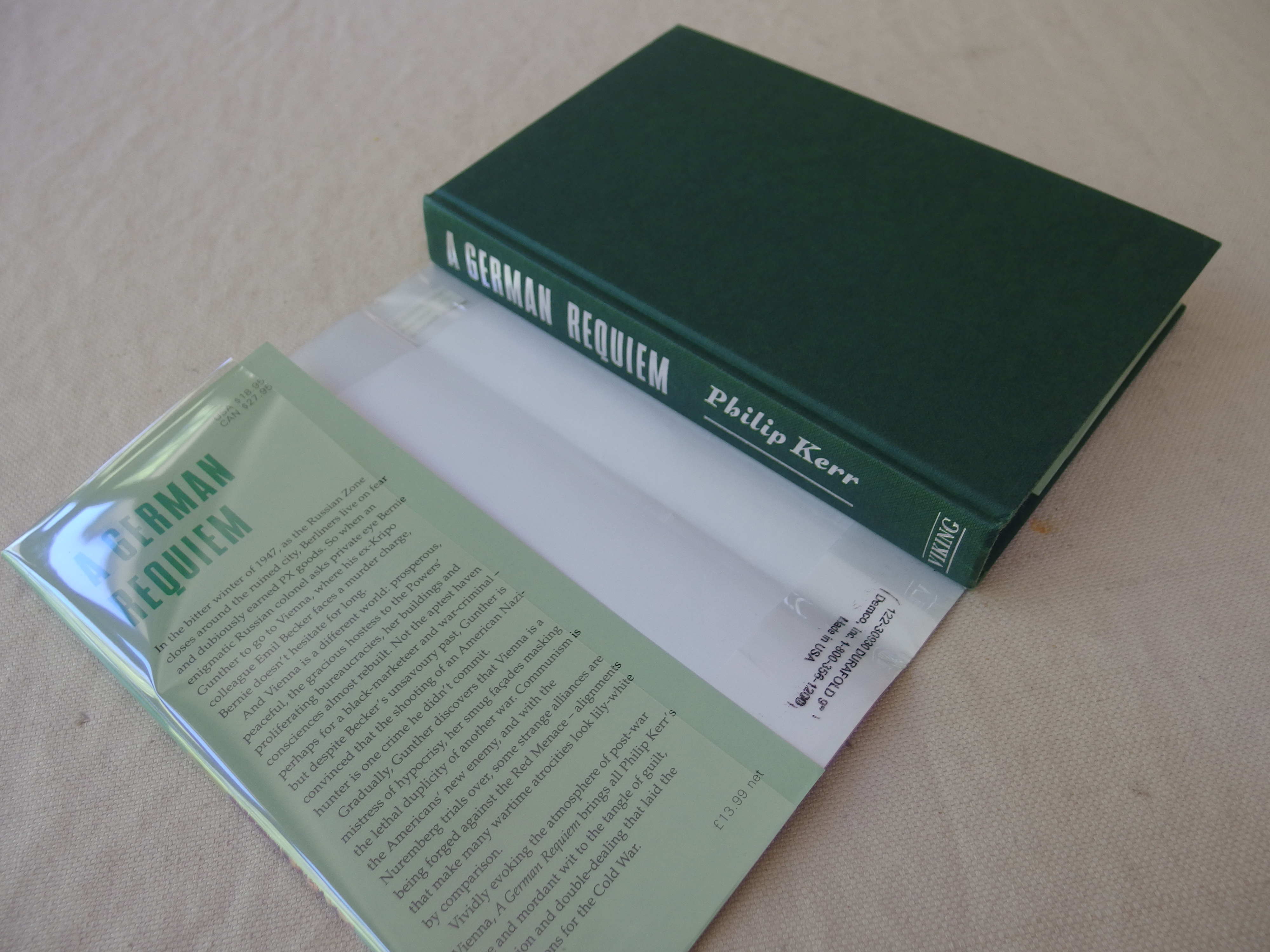 A German Requiem by Kerr, Philip: Fine Hardcover (1991) 1st Edition ...