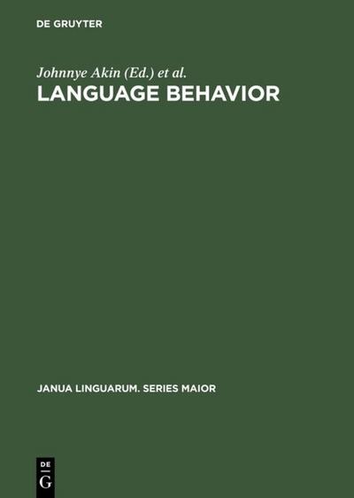 Language Behavior - Johnnye Akin