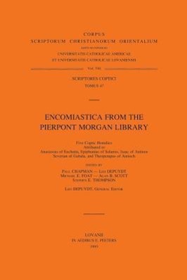 ENCOMIASTICA FROM THE PIERPONT - Depuydt, Leo