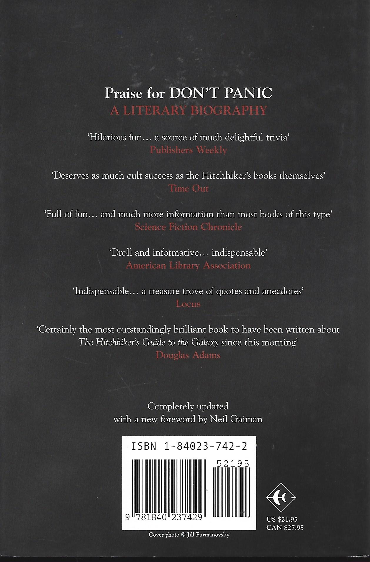 Don't Panic: Douglas Adams & The Hitchhiker's Guide to the Galaxy by