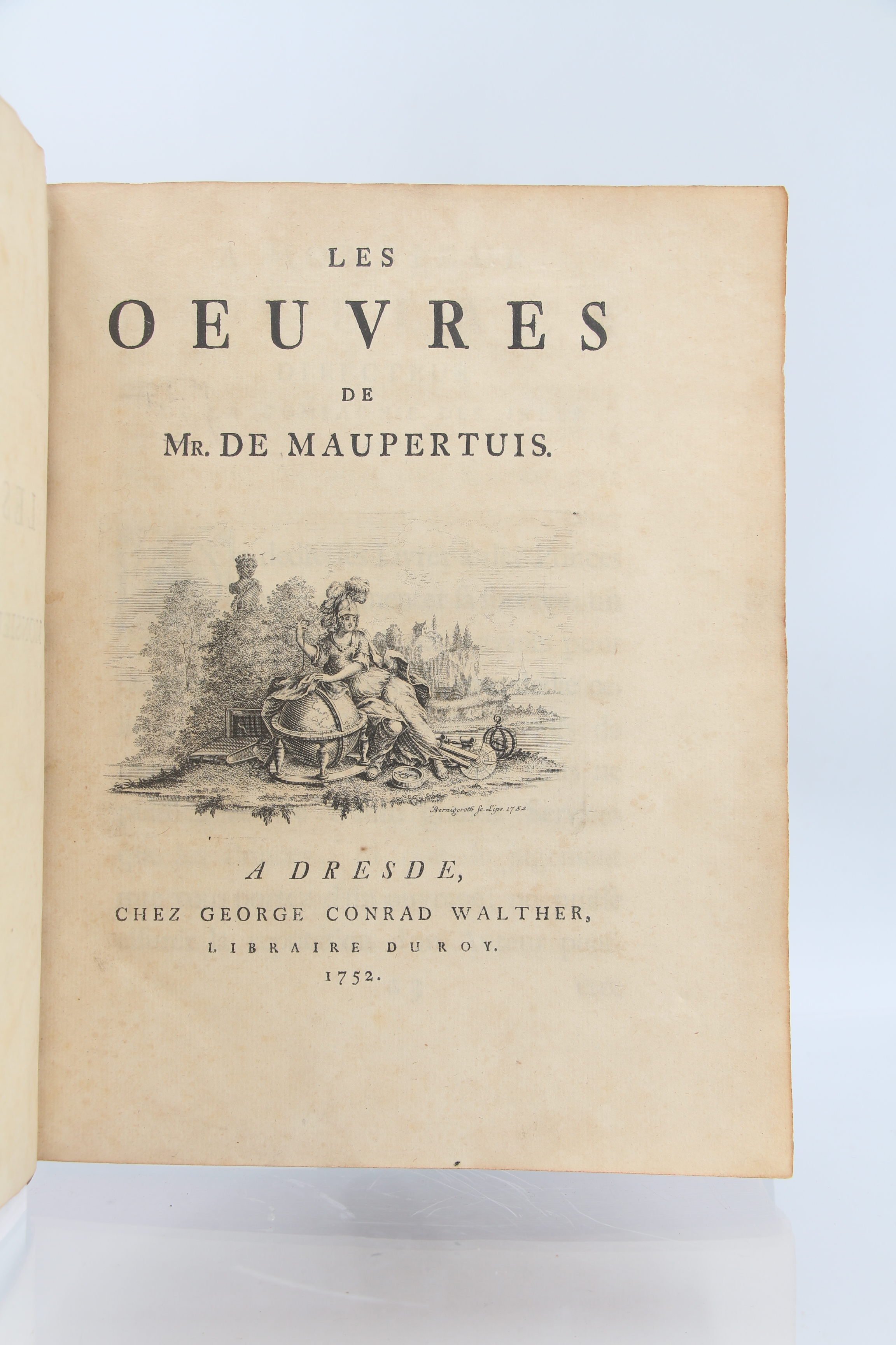 Les oeuvres de Mr. de Maupertuis par Pierre-Louis Moreau de MAUPERTUIS ...