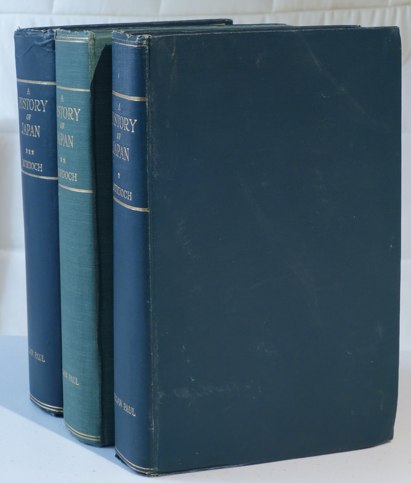 A History of Japan in 3 volumes by James Murdoch: Good Hardcover
