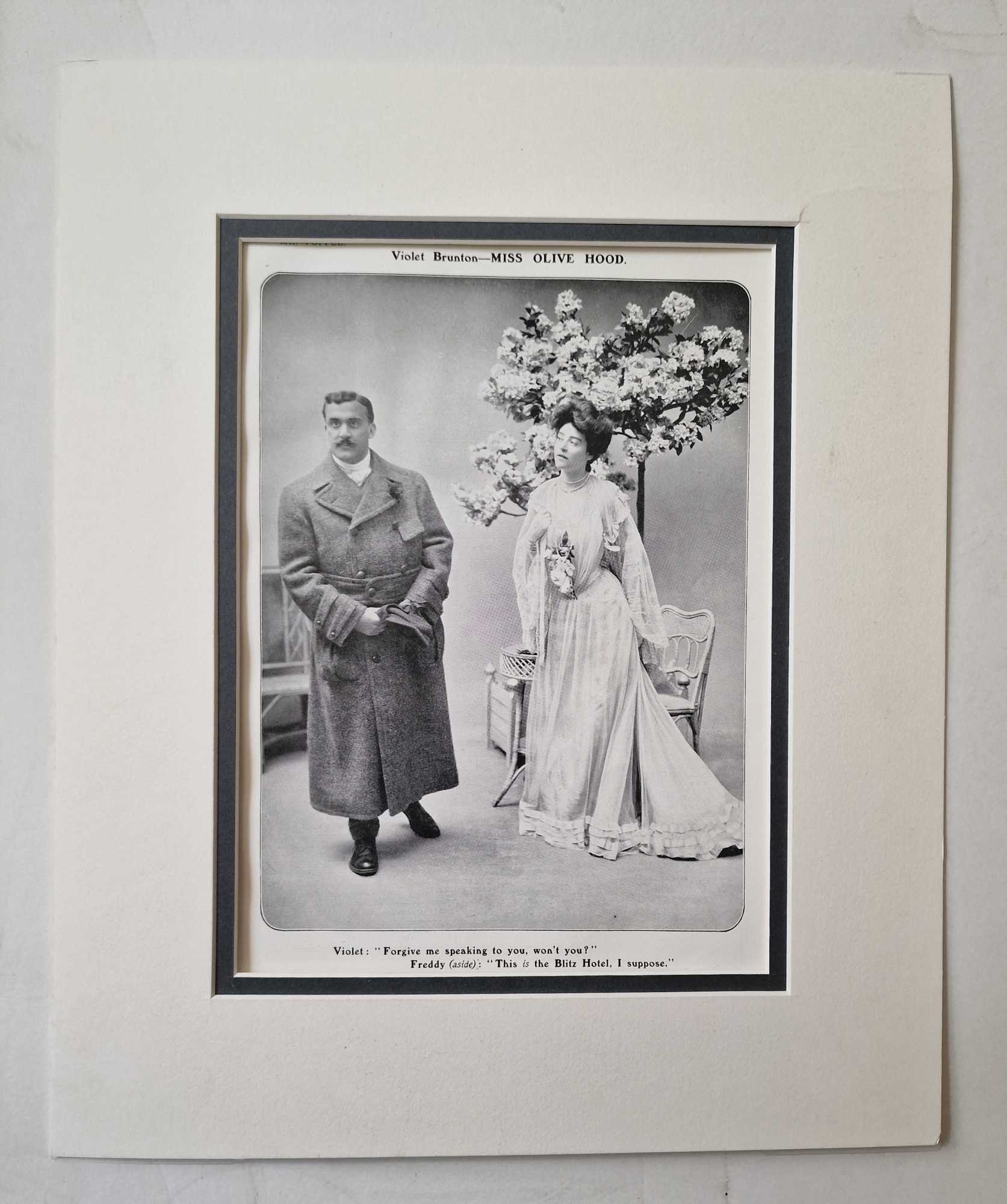 Vintage Fashion, Theatre Costume Photo Portrait, 1906 Olive Hood [Used - Very good] [Softcover]