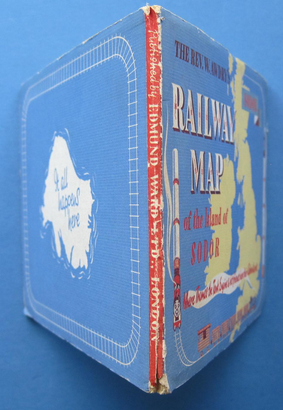 Railway Map of the Island of Sodor - 1958 - Thomas the Tank Engine ...