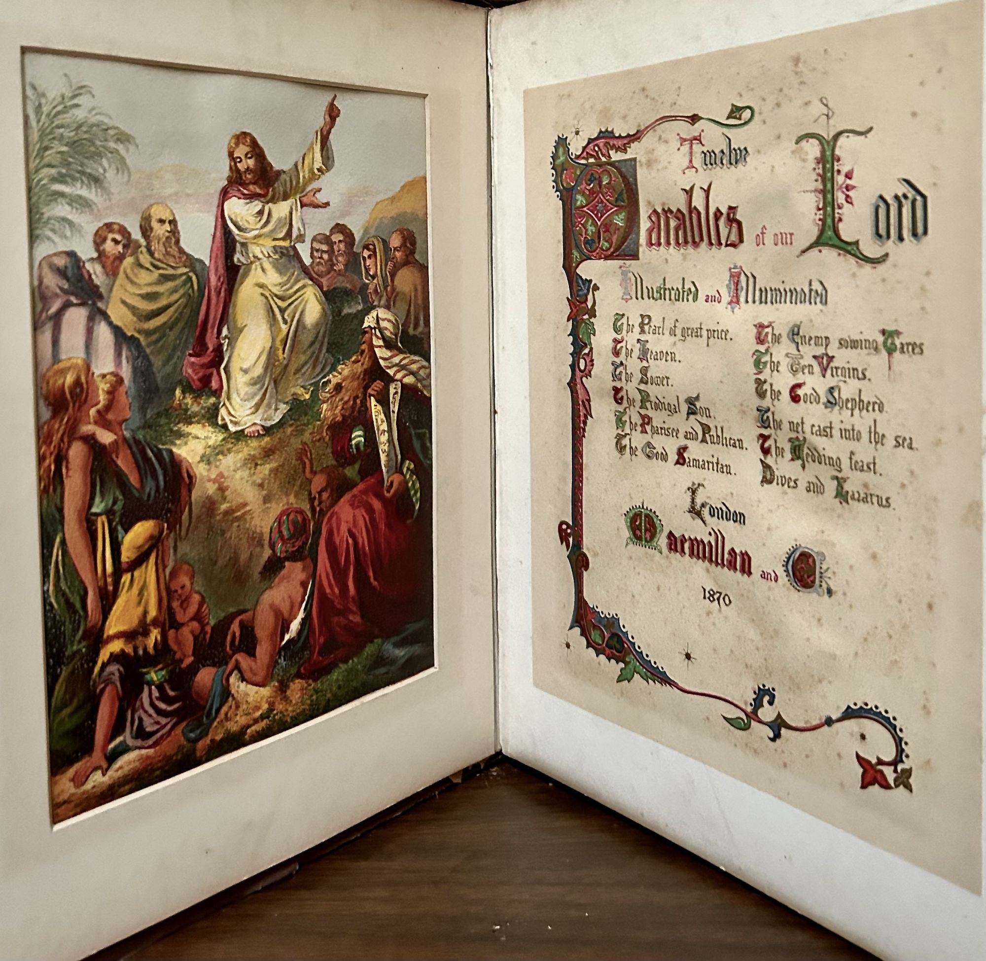 Twelve Parables Of Our Lord by London. Macmillan & Company: Hardcover ...